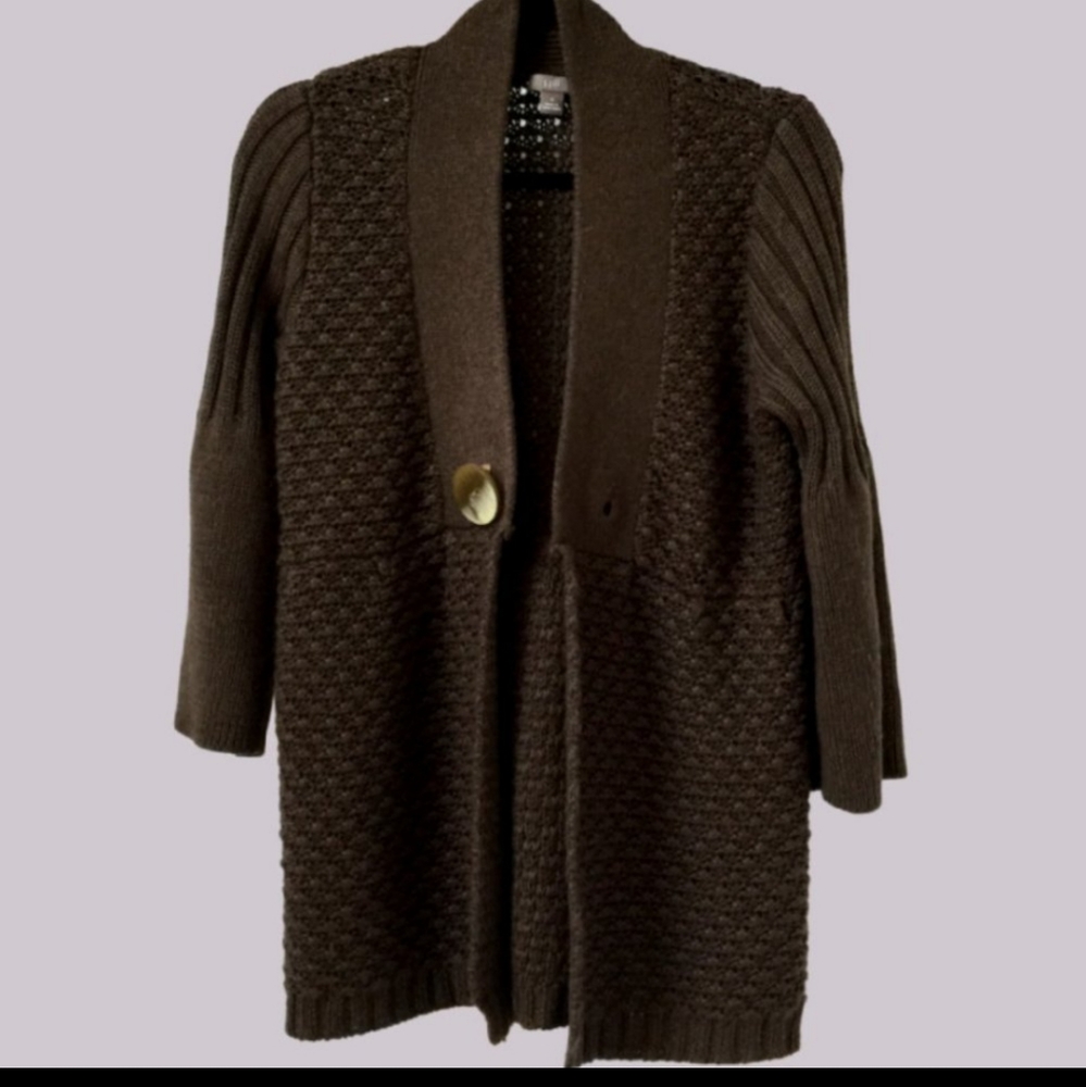 J Jill Black Cardigan
